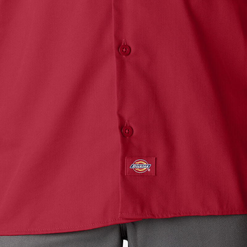 Dickies Short Sleeve Work Shirt English Red ID-9z55WEJU