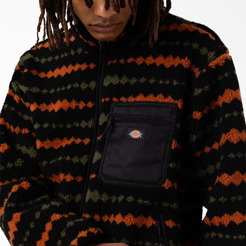 Dickies Falkville Fleece Jacket Black/Military Green ID-A8EyH3iB
