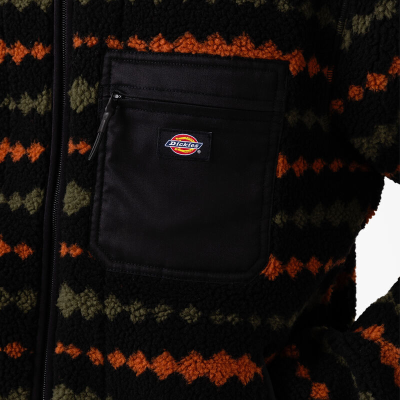 Dickies Falkville Fleece Jacket Black/Military Green ID-A8EyH3iB