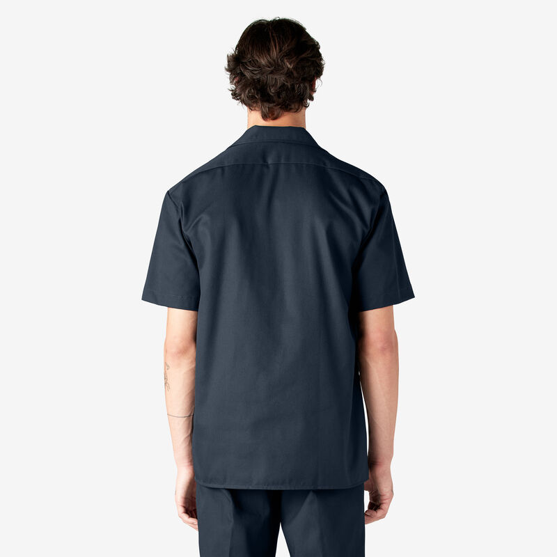 Dickies Short Sleeve Work Shirt Dark Navy ID-A8RfZoMt