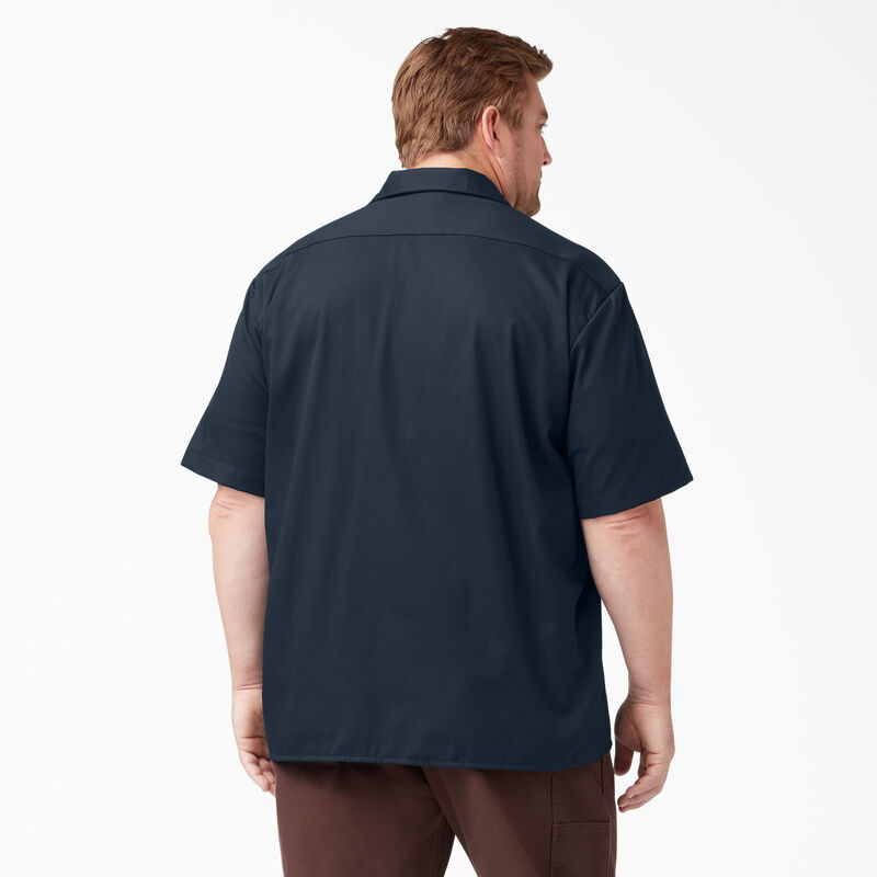 Dickies Short Sleeve Work Shirt Dark Navy ID-A8RfZoMt