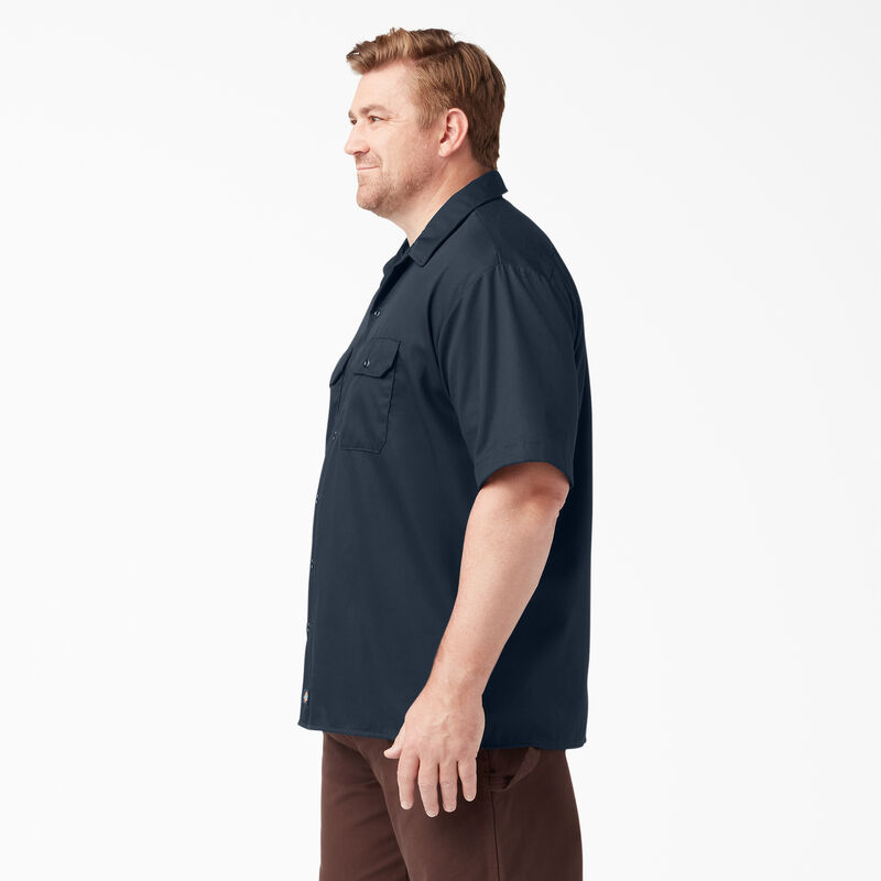 Dickies Short Sleeve Work Shirt Dark Navy ID-A8RfZoMt