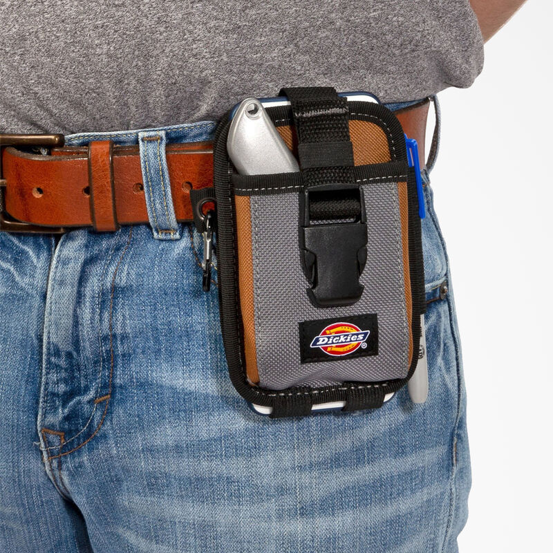 Dickies 2-Compartment Phone & Tool Utility Pouch Brown Duck ID-A8VYU5oU