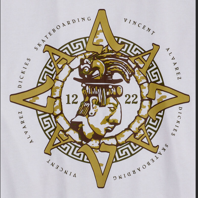 Dickies Vincent Alvarez Graphic T-Shirt White ID-A9WNVkVO