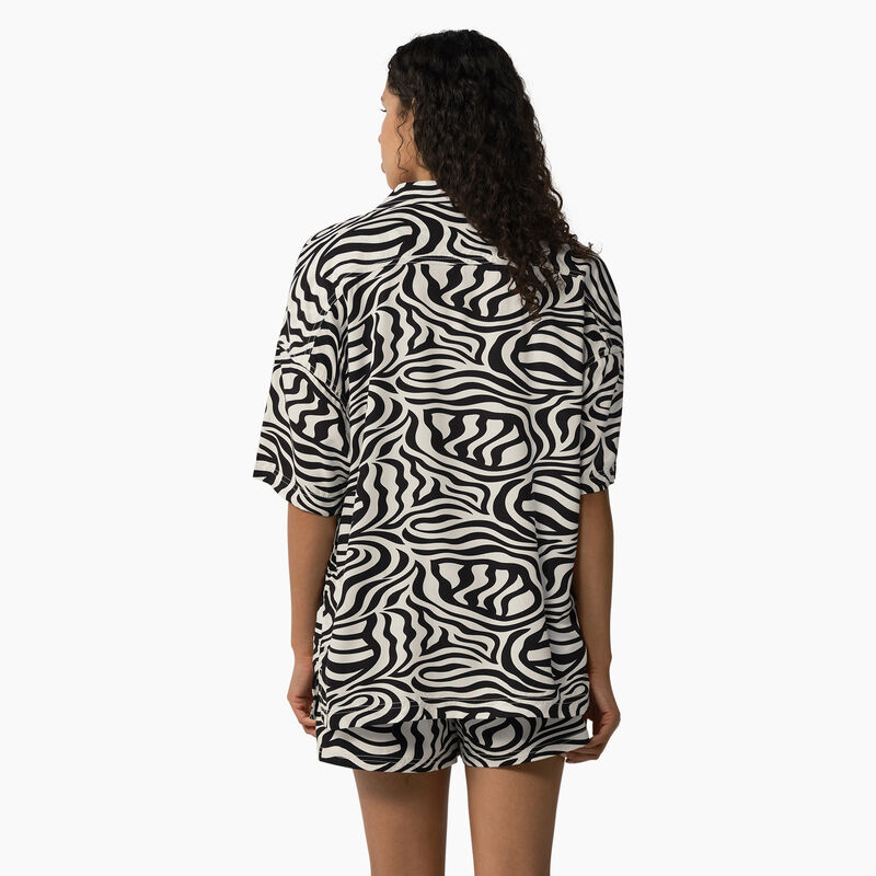 Dickies Zebra Print Work Shirt Black/White ID-ALpT7uAv