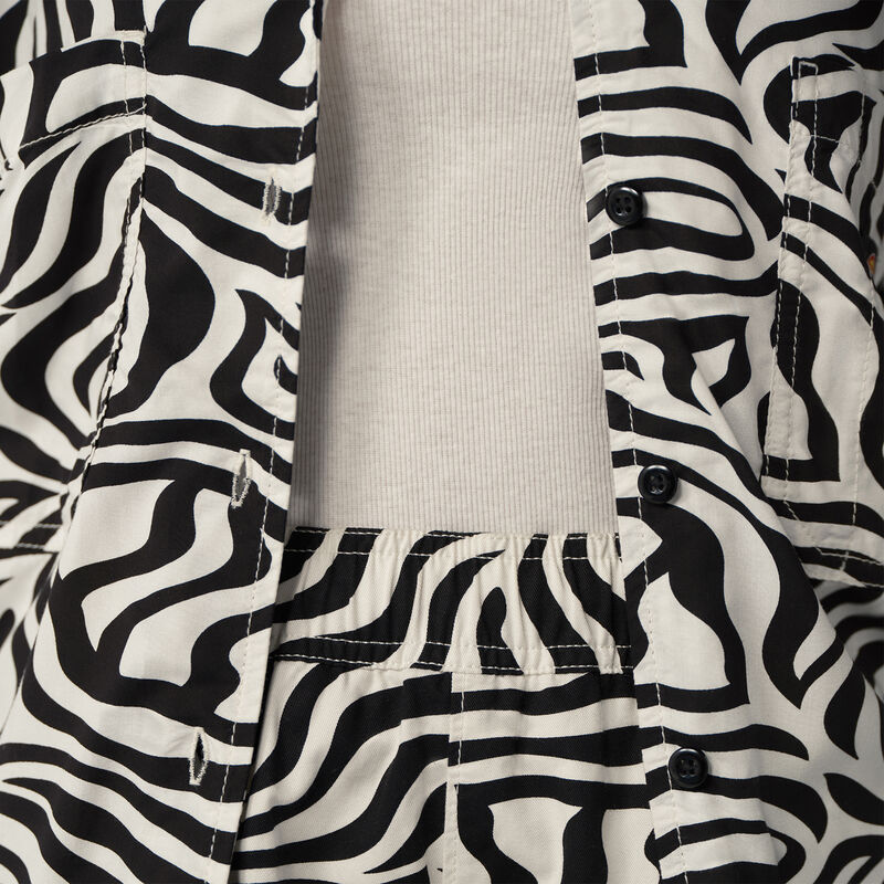 Dickies Zebra Print Work Shirt Black/White ID-ALpT7uAv