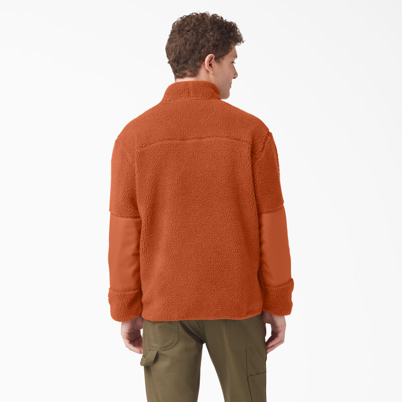 Dickies Red Chute Fleece Jacket Gingerbread Brown ID-AP4g3LAX