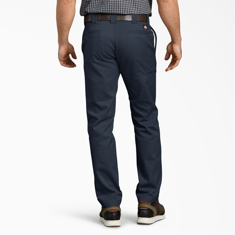 Dickies Slim Fit Tapered Leg Multi-Use Pocket Work Pants Dark Navy ID-AetPOWZm