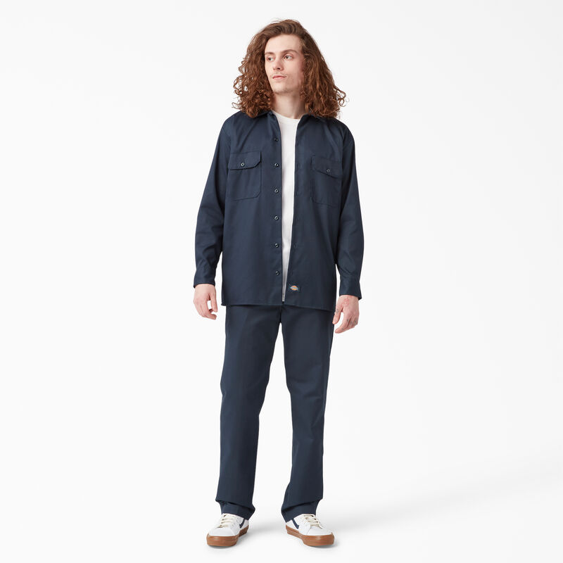 Dickies Slim Fit Tapered Leg Multi-Use Pocket Work Pants Dark Navy ID-AetPOWZm