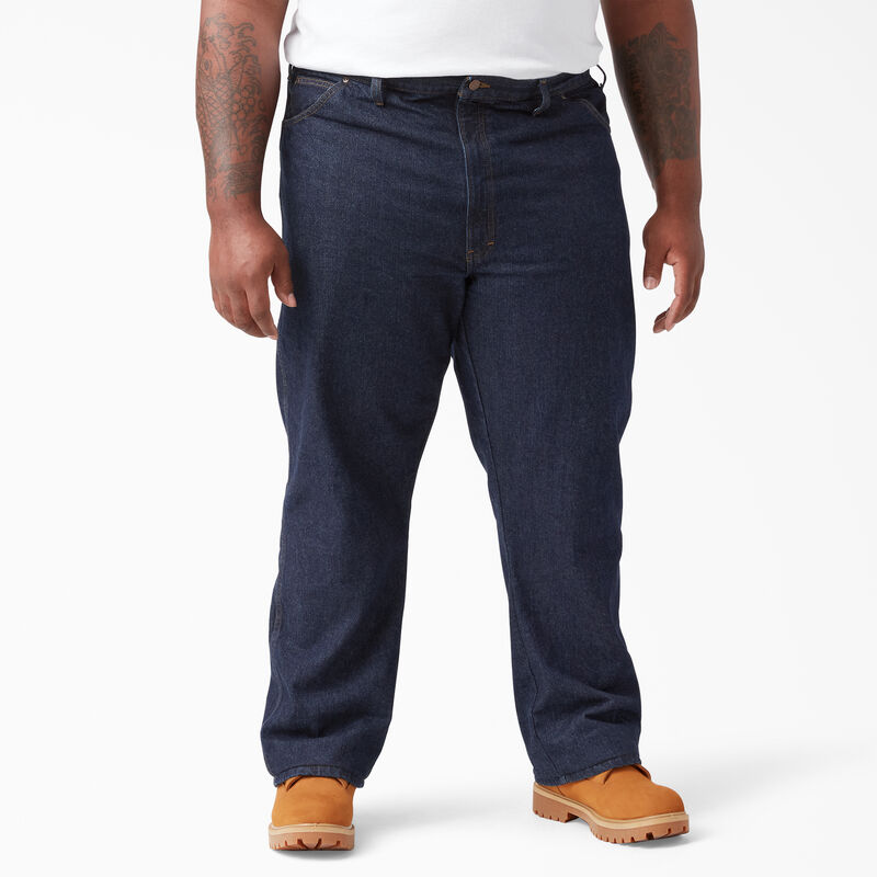 Dickies Regular Fit Jeans Rinsed Indigo Blue ID-AlD9exSS