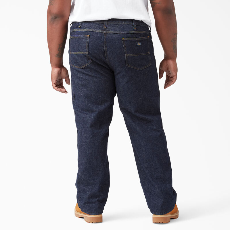 Dickies Regular Fit Jeans Rinsed Indigo Blue ID-AlD9exSS