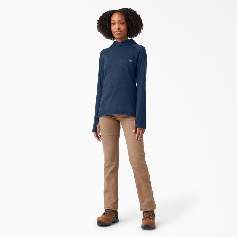 Dickies Cooling Performance Sun Shirt Dark Navy Heather ID-AwSP0EQL