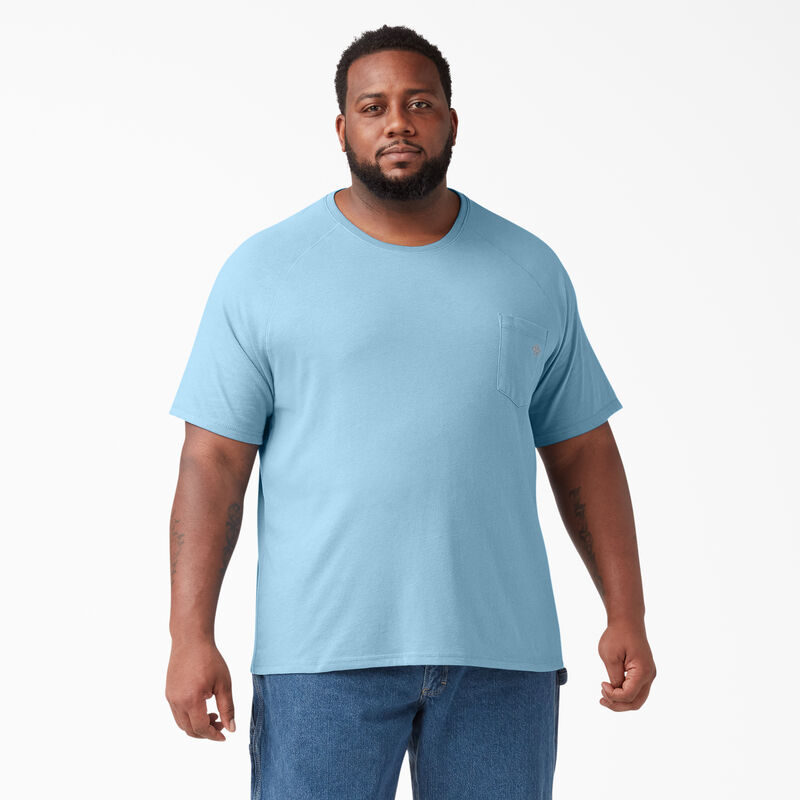 Dickies Cooling Short Sleeve Pocket T-Shirt Dusty Blue ID-B6jQMfL9