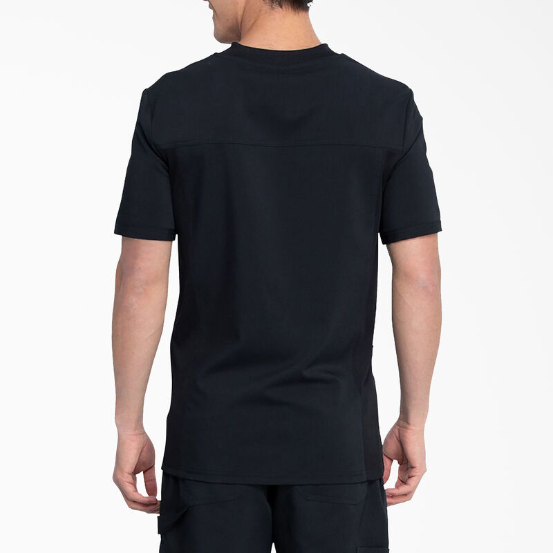 Dickies Men's Balance V-Neck Scrub Top with Patch Pockets Black ID-BMFzfYF4