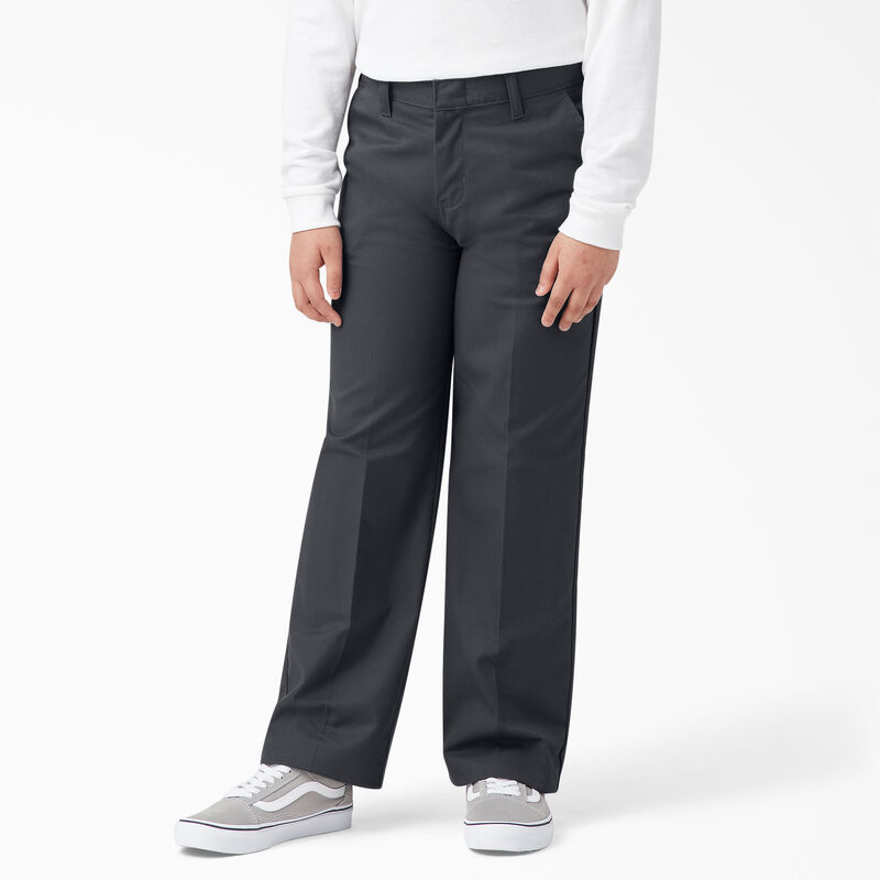 Dickies Boys' Classic Fit Pants, 8-20 Charcoal Gray ID-BNIxVXCi
