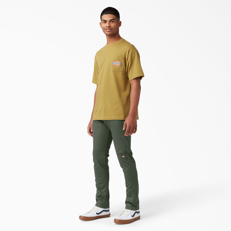 Dickies Skinny Fit Double Knee Work Pants Olive Green ID-BVpHLB0l