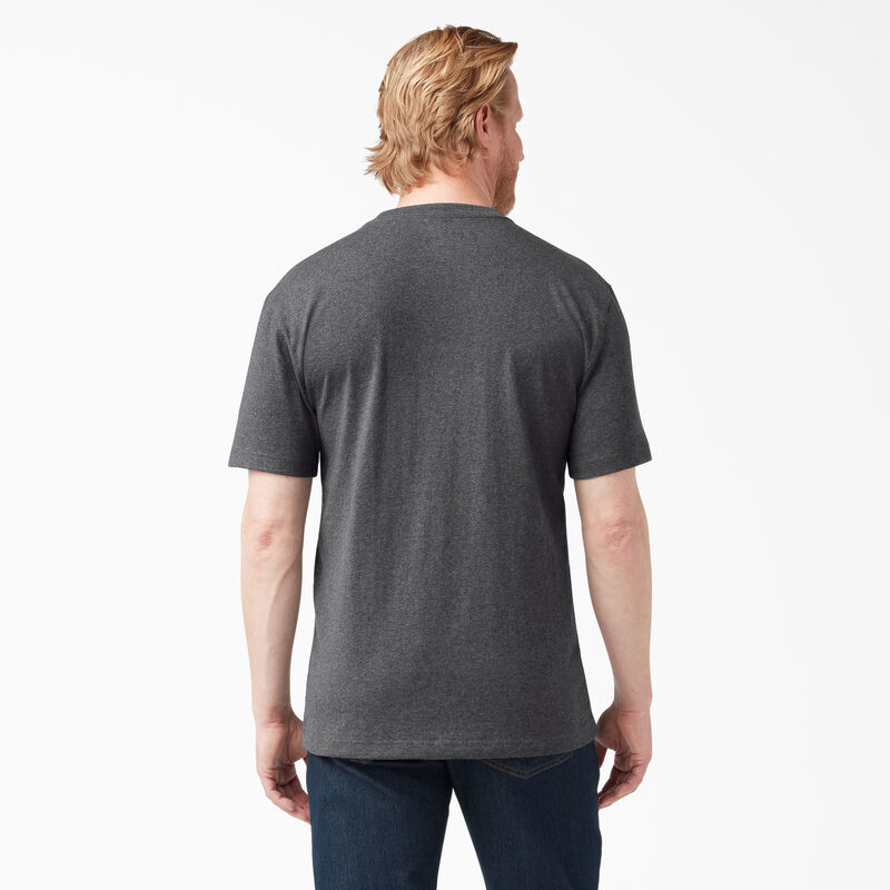 Dickies Heavyweight Heathered Short Sleeve Pocket T-Shirt Charcoal Gray Heather ID-BWrIOWxK