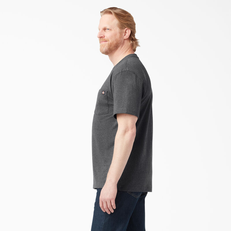 Dickies Heavyweight Heathered Short Sleeve Pocket T-Shirt Charcoal Gray Heather ID-BWrIOWxK