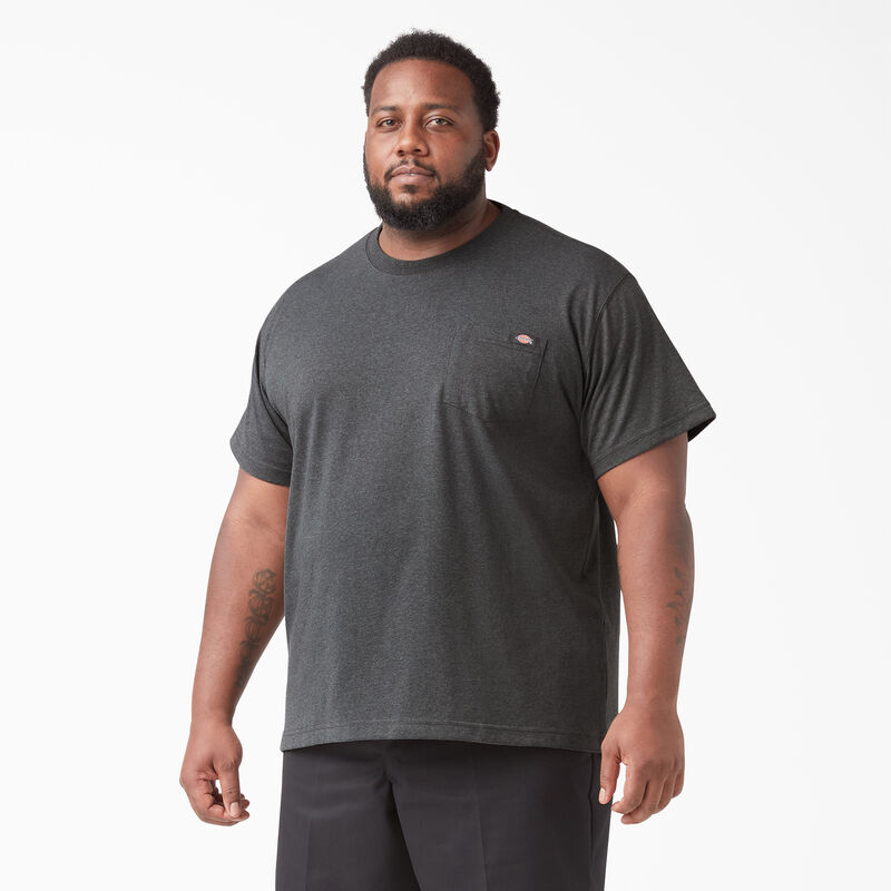 Dickies Heavyweight Heathered Short Sleeve Pocket T-Shirt Charcoal Gray Heather ID-BWrIOWxK