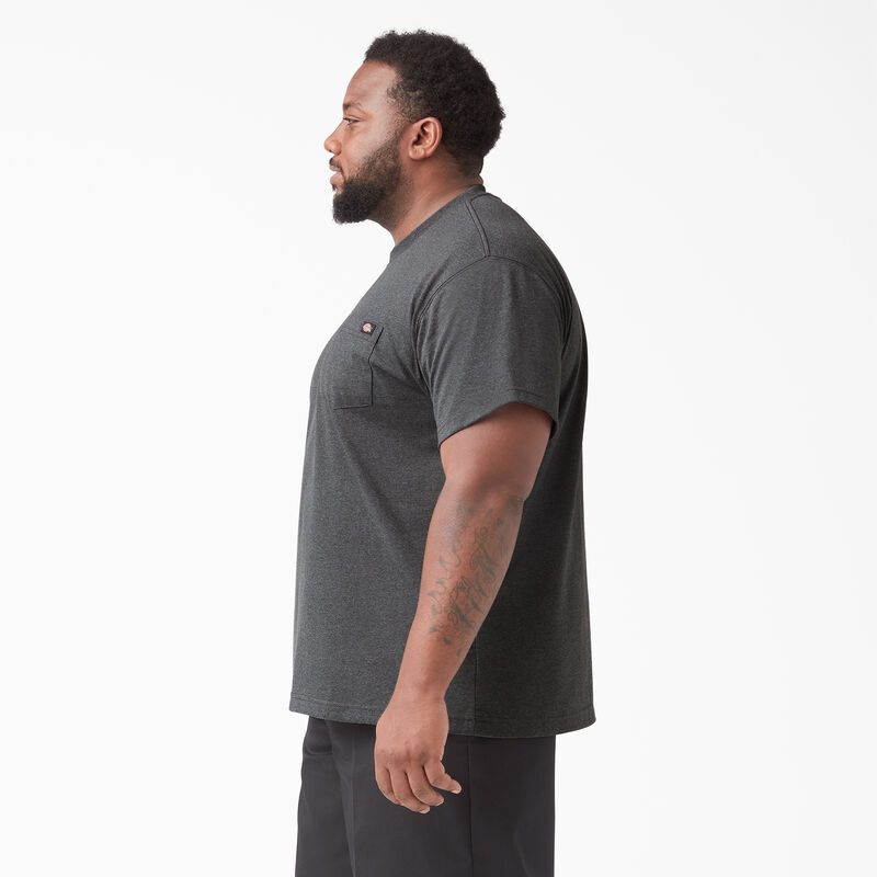 Dickies Heavyweight Heathered Short Sleeve Pocket T-Shirt Charcoal Gray Heather ID-BWrIOWxK