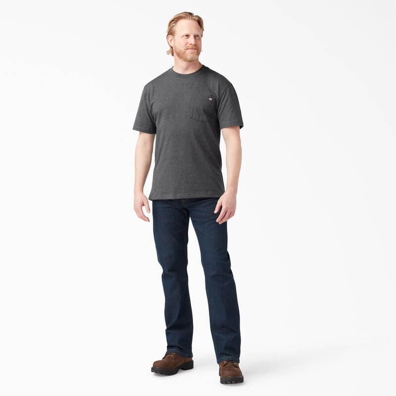 Dickies Heavyweight Heathered Short Sleeve Pocket T-Shirt Charcoal Gray Heather ID-BWrIOWxK