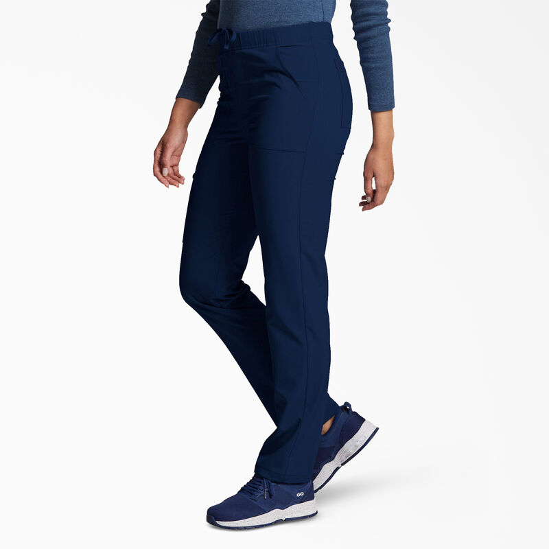 Dickies Unisex EDS Essentials Natural Rise Tapered Leg Scrub Pants Navy Blue ID-BpxI1cta
