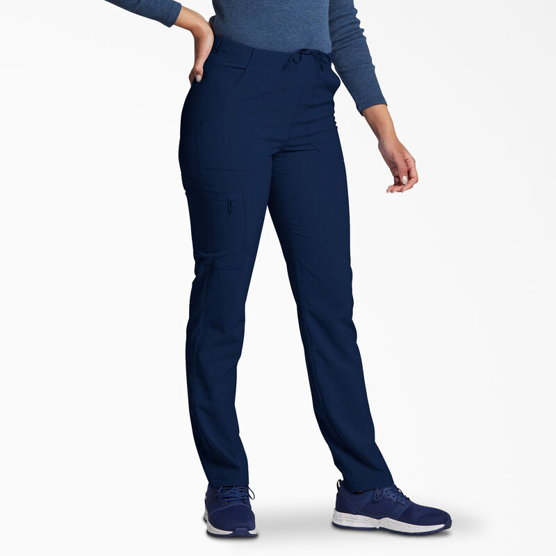 Dickies Unisex EDS Essentials Natural Rise Tapered Leg Scrub Pants Navy Blue ID-BpxI1cta