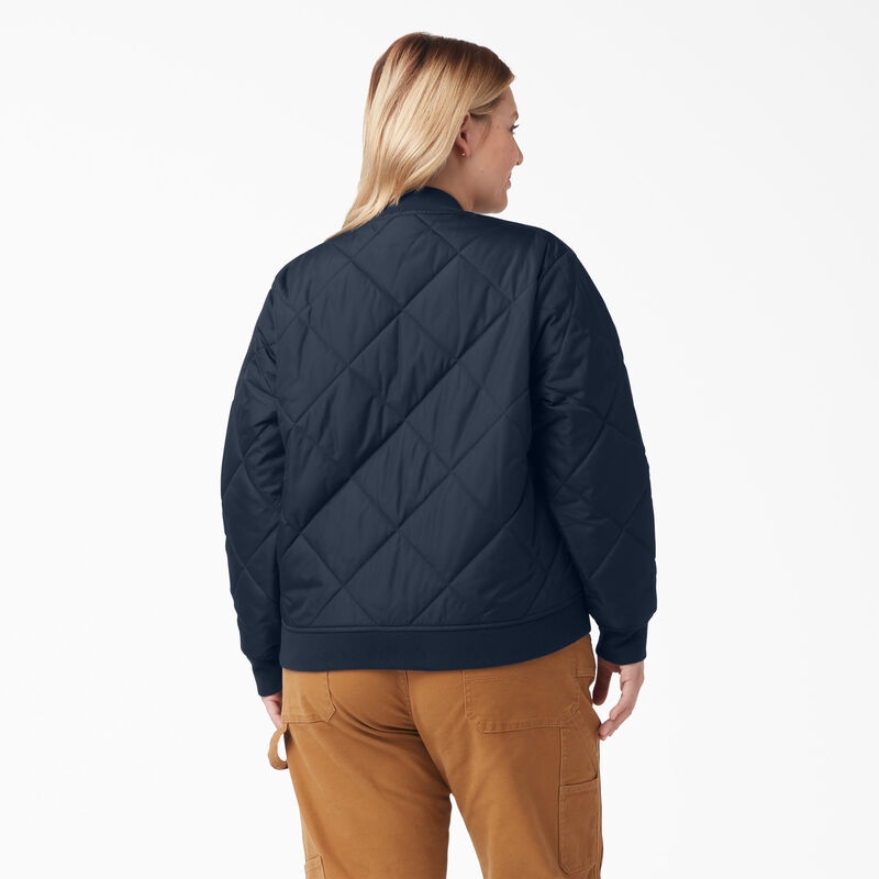 Dickies Plus Quilted Bomber Jacket Dark Navy ID-Bqo1ARw8