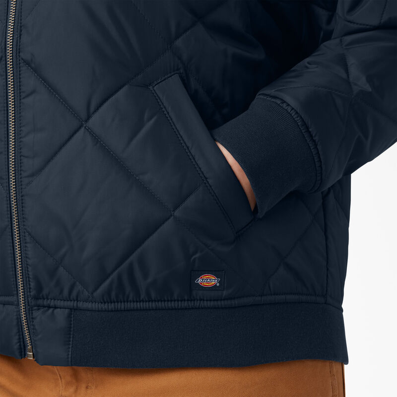Dickies Plus Quilted Bomber Jacket Dark Navy ID-Bqo1ARw8