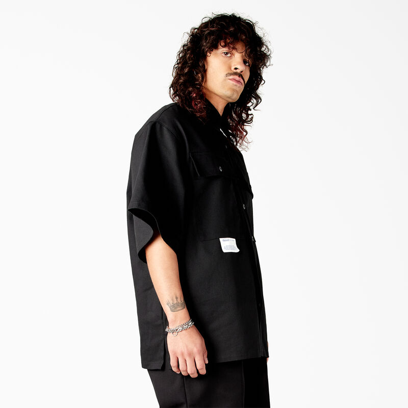 Dickies X Willy Chavarria Short Sleeve Work Shirt Black ID-BqwCQYl5