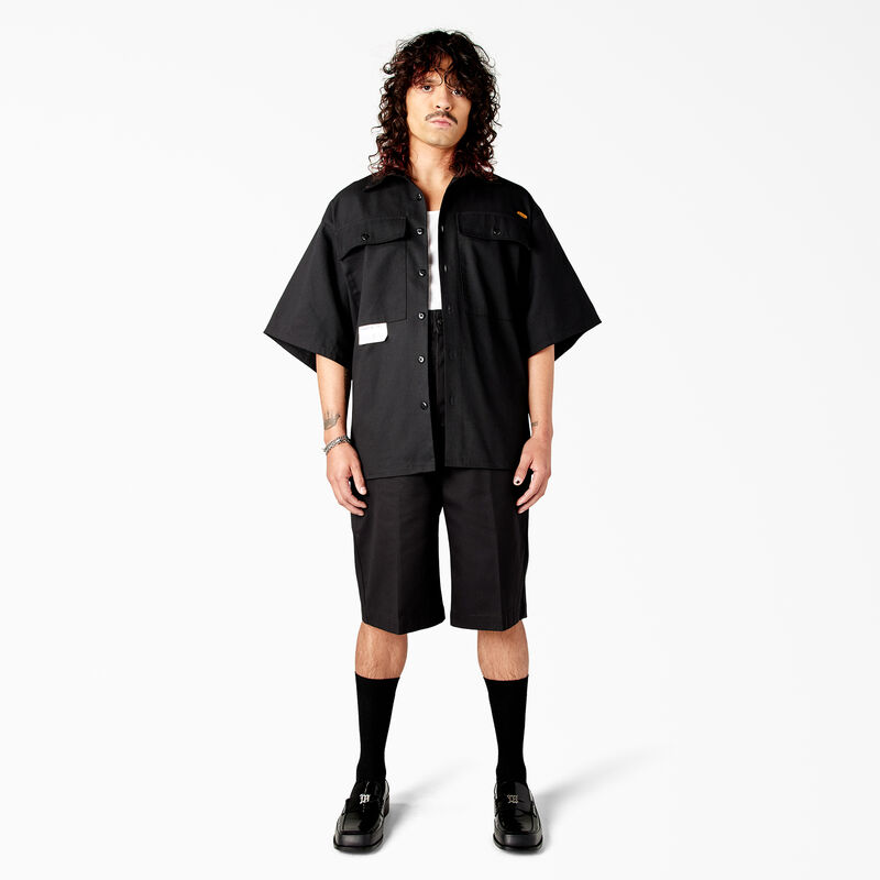 Dickies X Willy Chavarria Short Sleeve Work Shirt Black ID-BqwCQYl5