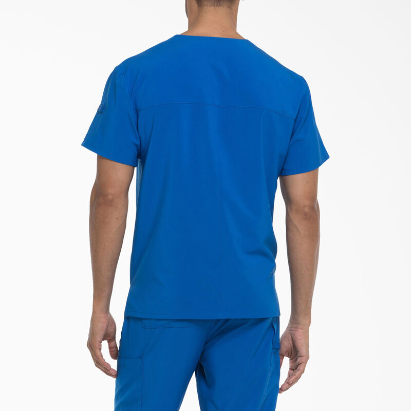 Dickies Men's EDS Essentials V-Neck Scrub Top Royal Blue ID-BrMqXGFU
