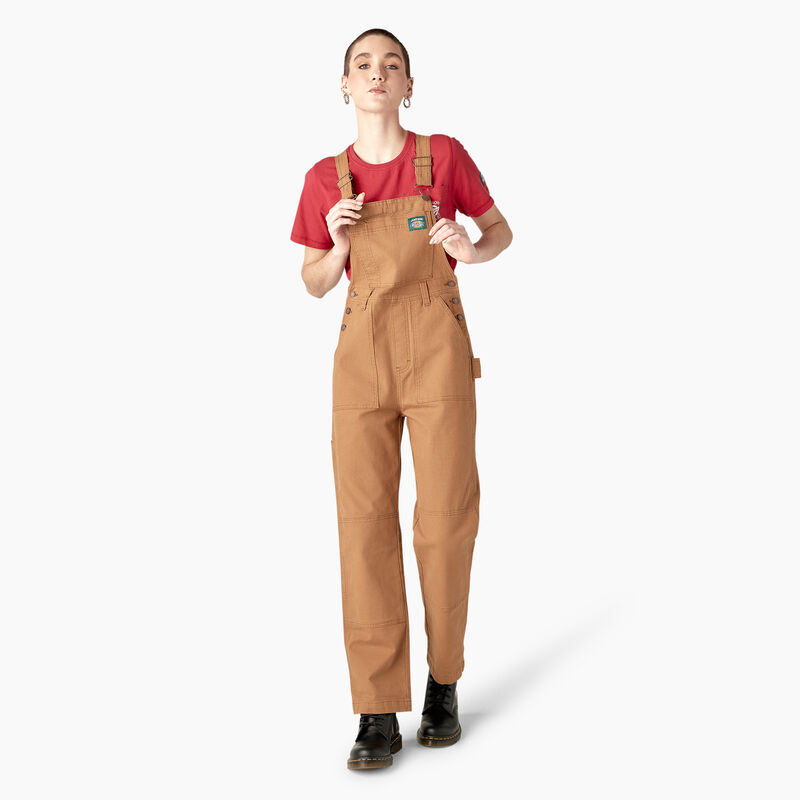 Dickies x Jameson Utility Double Knee Overalls Rinsed Brown Duck ID-Bt3eN3zo