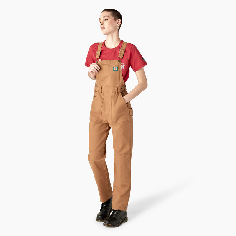 Dickies x Jameson Utility Double Knee Overalls Rinsed Brown Duck ID-Bt3eN3zo