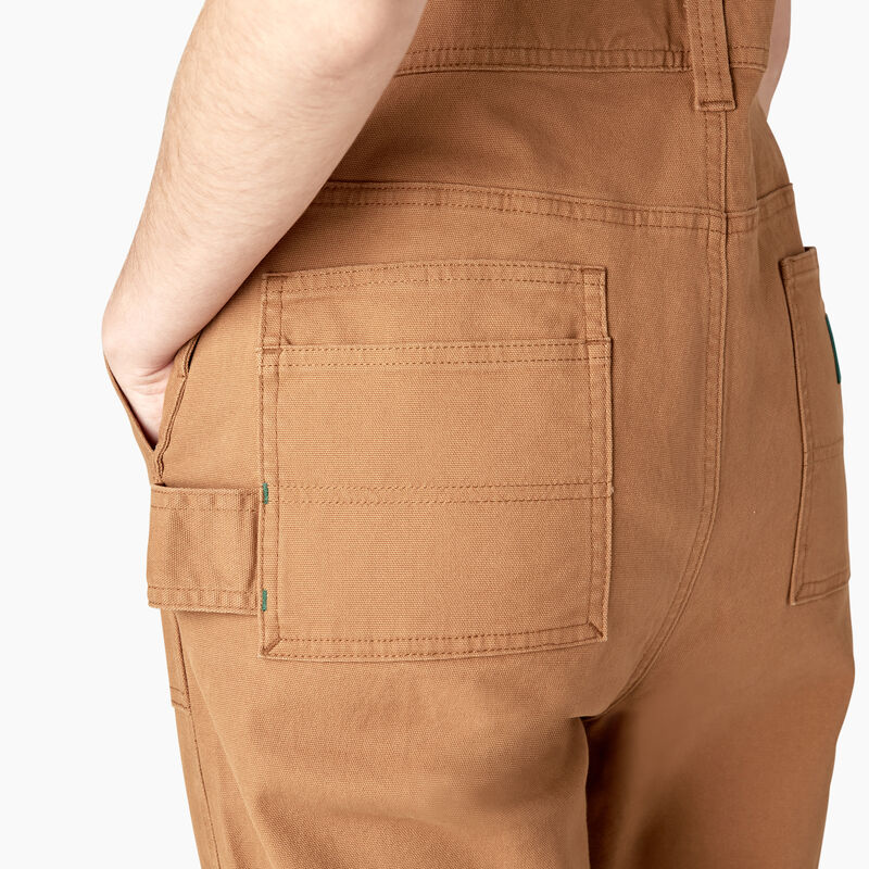 Dickies x Jameson Utility Double Knee Overalls Rinsed Brown Duck ID-Bt3eN3zo