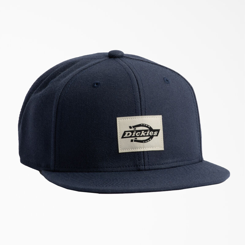Dickies Mid Pro Flat Brim Hat Dark Navy ID-BuXG0KOM