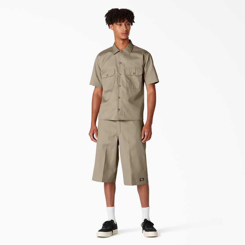 Dickies Short Sleeve Work Shirt Desert Sand ID-BuxjlxWx