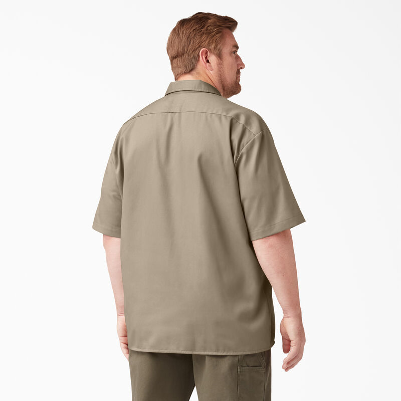 Dickies Short Sleeve Work Shirt Desert Sand ID-BuxjlxWx