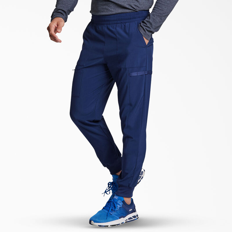 Dickies Men's EDS Essentials Mid Rise Jogger Scrub Pants Navy Blue ID-Bwp07bbE