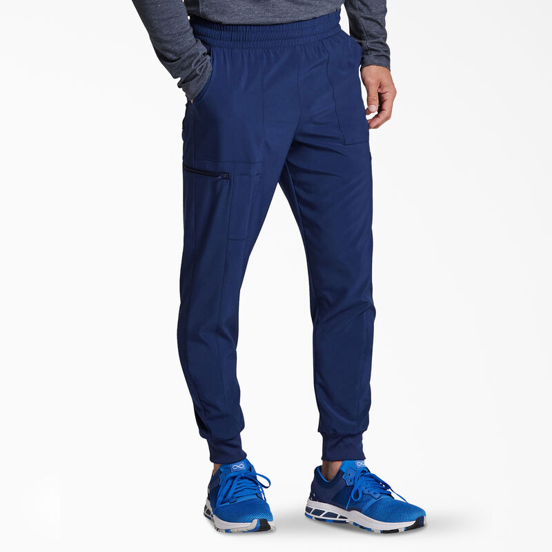 Dickies Men's EDS Essentials Mid Rise Jogger Scrub Pants Navy Blue ID-Bwp07bbE
