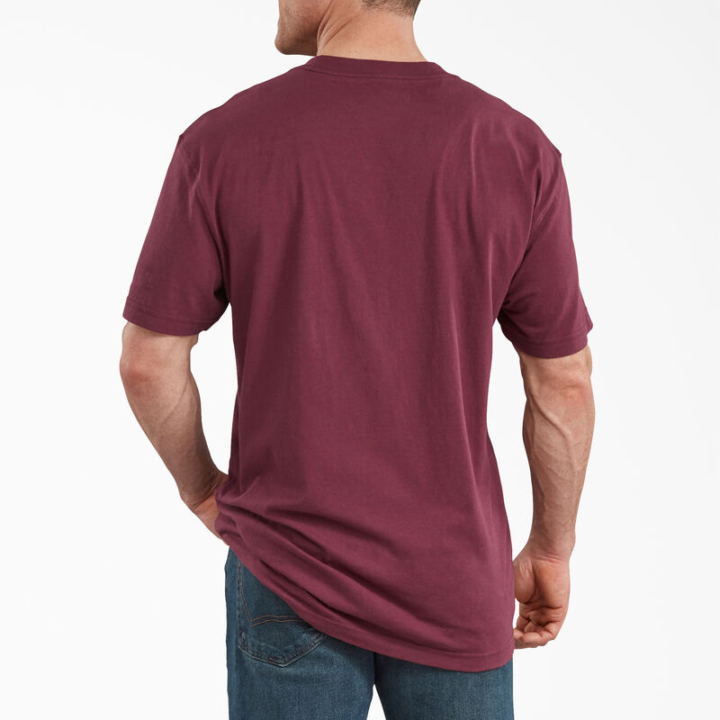 Dickies Short Sleeve Relaxed Fit Graphic T-Shirt Burgundy ID-Bx7PDQ0y