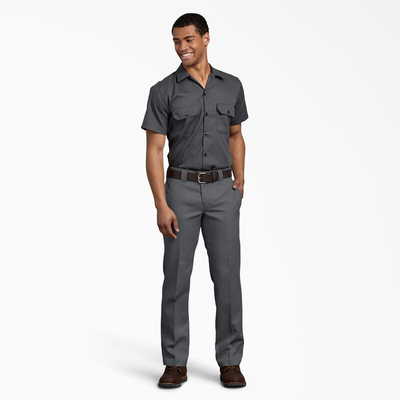 Dickies FLEX Slim Fit Work Pants Charcoal Gray ID-BxosfIsp