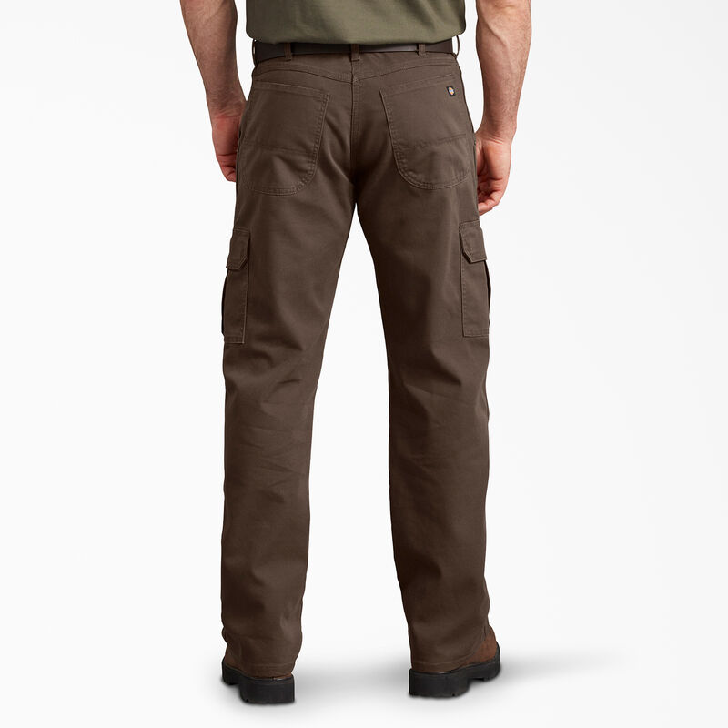 Dickies Regular Fit Duck Cargo Pants Stonewashed Timber Brown ID-Byv1ducP
