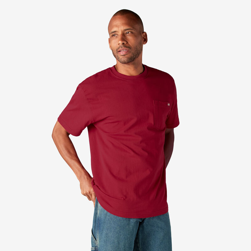Dickies Heavyweight Short Sleeve Pocket T-Shirt English Red ID-BzEvtZ9z