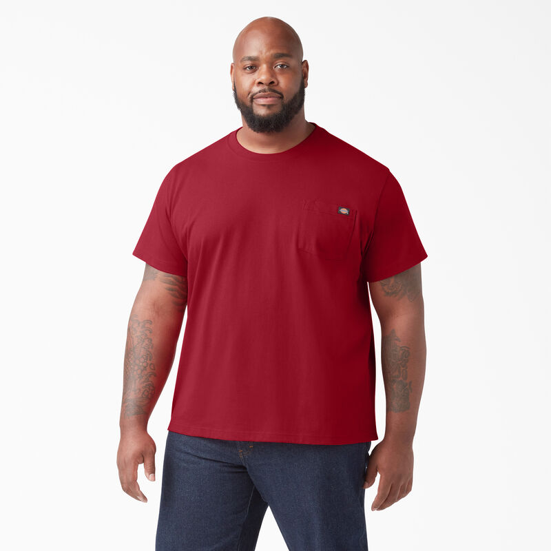 Dickies Heavyweight Short Sleeve Pocket T-Shirt English Red ID-BzEvtZ9z