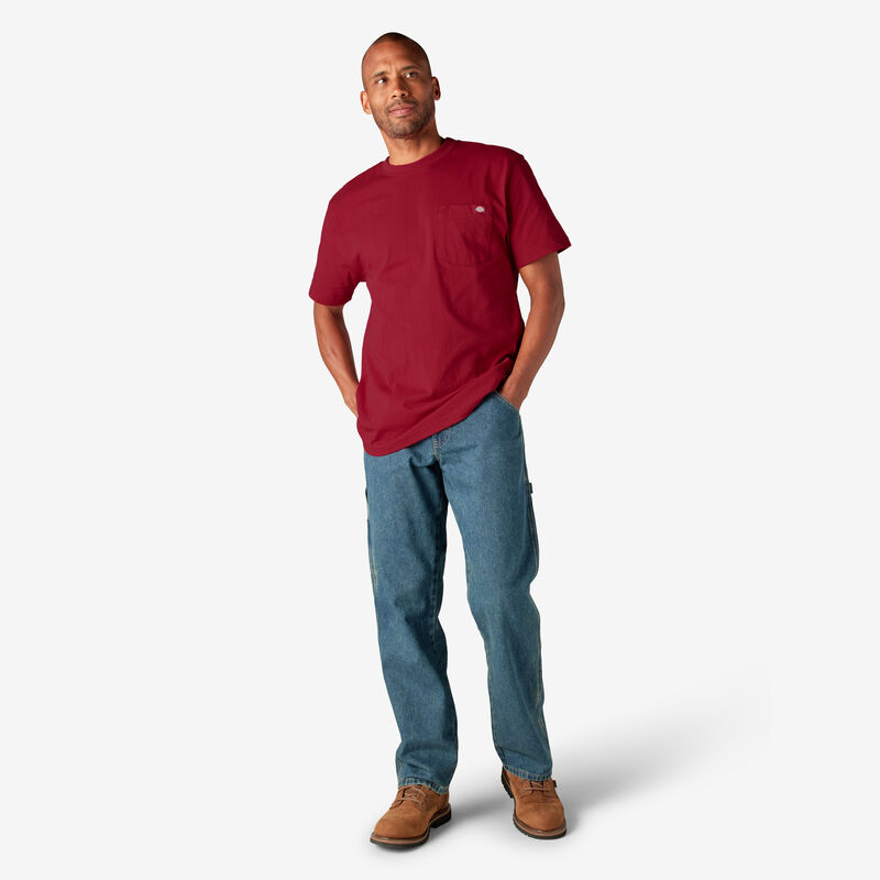 Dickies Heavyweight Short Sleeve Pocket T-Shirt English Red ID-BzEvtZ9z