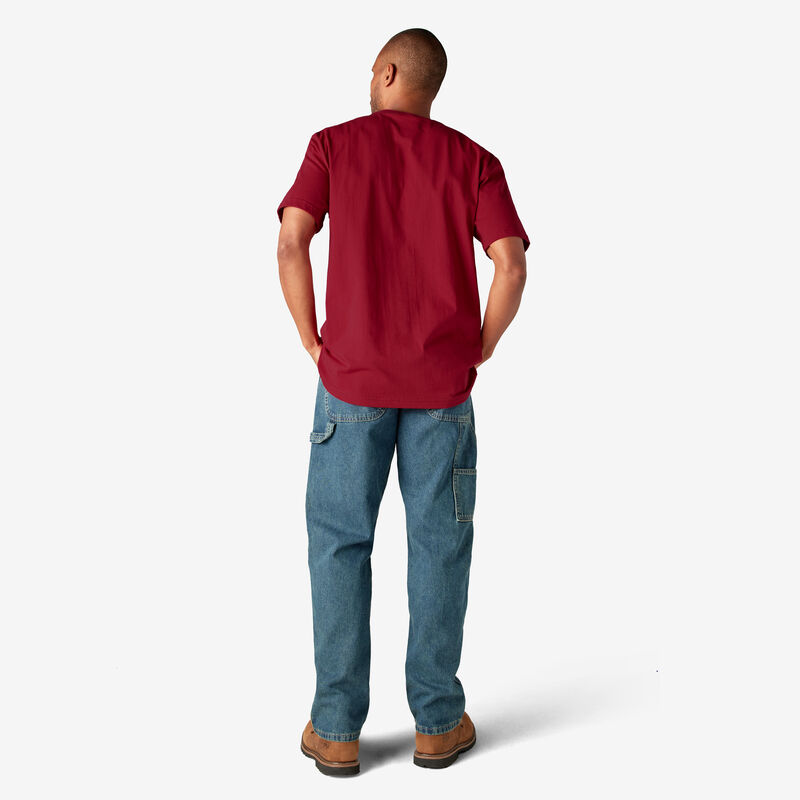 Dickies Heavyweight Short Sleeve Pocket T-Shirt English Red ID-BzEvtZ9z
