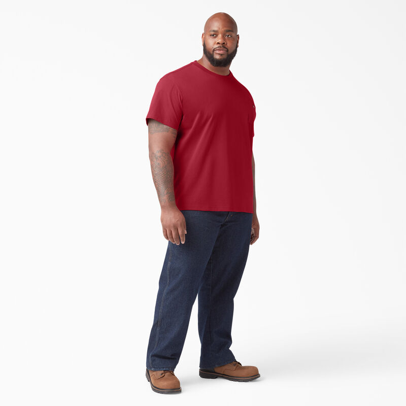 Dickies Heavyweight Short Sleeve Pocket T-Shirt English Red ID-BzEvtZ9z