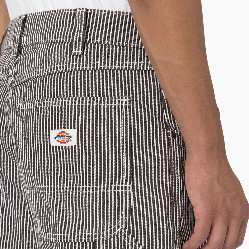 Dickies Hickory Stripe Relaxed Fit Carpenter Shorts, 11