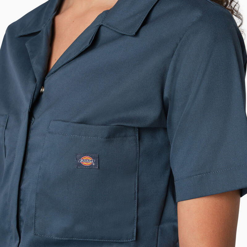 Dickies FLEX Cooling Short Sleeve Coveralls Airforce Blue ID-CLY5dNxH